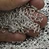 Joyería de Plata de Ley S925 Accesorios Hechos a Mano para DIY Cadena de Conexión Cola Hebilla de Plata de Ley W Hebilla de Plata Accesorios para Joyería