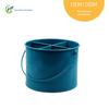 Balde Redondo de Metal para Talheres Bolsa de Cozinha Balde para Talheres Cesta de Talheres Balde de Armazenamento de Ferro Galvanizado Balde de Talheres para Mesa