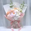 284Ins Manta Flor Eterna Jabón Artificial Ramo de Rosas Regalo de Cumpleaños para Novia, Mejor Amiga, Regalo de San Valentín