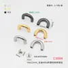 Venta Directa de Fábrica Puente de Arco en Forma de U Cerradura de Rosca Cubierta DIY Sujetador Caja de Joyería Manija de Cajón Hebilla de Correa
