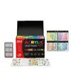 Marcadores de Acrílico Líquido Directo Transfronterizos, 408 Colores, Marcadores de Punta Suave para Pintura DIY y Graffiti Artístico