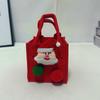 Nueva Bolsa de Fieltro Navideña Personalizada Caja de Regalo de Manzana para Nochebuena Cartera Linda de Dibujos Animados para Niños