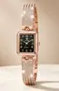 Artículo de Moda de Venta Caliente Transfronteriza: Reloj de Mujer de Lujo y Elegante con Correa de Diamantes Completos, Reloj de Cuarzo Estilo Vintage, Venta al por Mayor desde el Fabricante