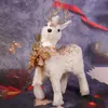Adornos de Reno Navideño, Accesorios para Fotos, Decoraciones Navideñas, Decoración de Ambiente para Mesa y Ventana, Pequeños Renos Realistas