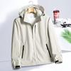 2025 Primavera y Otoño Deportes Exterior Chaquetas Delgadas para Hombre y Mujer Chaquetas Casuales para Pareja Ropa de Trabajo Chaquetas de Color Sólido