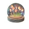 Luzes Noturnas Brilhantes de Rosa e Tulipa Mais Vendidas, Presentes Perfeitos para Amigos e Deusas, Disponíveis para Envio Internacional, Podem Ser Embaladas e Rotuladas para Entrega