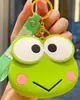 Bolsa para monedas de silicona Llavero de dibujos animados Adorno para coche Bolsa de almacenamiento para auriculares Juguete de regalo pequeño Accesorios Fábrica personalizada