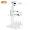 Soporte Inferior Colgante para Escritorio de Computadora, Soporte de Suspensión de Placa de Acero Engrosada para Escritorio de Oficina, Soporte Colgante de Almacenamiento