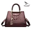 Bolsas Femininas Novo Estilo Estilo Transfronteiriço Elegante Retrô Uma Alça Moda Padrão Crocodilo Casual Versátil Bolsa Transversal