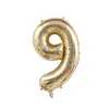 Globos de Foil de Aluminio Platino de 40 pulgadas Versión Americana para Decoraciones de Fiesta de Primer Cumpleaños de Bebé