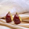 O Modelo Mais Popular Recomenda Brincos de Argola em Prata 925, Brincos de Gota com Design de Nicho Novo de Alta Qualidade, Brincos Atacado para Mulheres