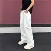 Harajuku 2026 Otoño Nuevos Jeans Marrones Minimalistas para Hombre Tendencia Versátil Sueltos Rectos de Pierna Ancha Ins