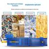 Máquina de embalagem hidráulica horizontal, máquina de embalagem de resíduos de papel doméstico, máquina de embalagem de garrafas plásticas, material lateral de embalagem