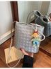 Bolso de Hombro para Mujer Transfronterizo de Moda 2025 Nuevo Bolso Versátil Casual de Axila con Patrón Bandolera Bolso Balde