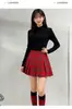 Suéter de Renda Versátil Cor Sólida Ajuste Slim Estilo Coreano Primavera e Outono Camisa Base Tricotada para Mulheres