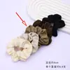 Nuevo Set de Scrunchies de Intestino de Cerdo Satinado de Alta Gama, Cuerda para el Cabello Estilo Coreano, Flor de Cabello Plisada, Goma Elástica, Diadema, Accesorios para el Cabello, Cuerda para el Cabello