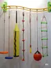 Muro de Escalada Interior, Columpios, Equipos de Entrenamiento Sensorial Infantil, Cuerda de Escalada, Escalera de Juguete Interior para Bebés de Uso Doméstico