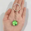 Chaveiro Sistema Solar Pingente de Metal Galáxia Nebulosa Terra Marte Saturno Bola de Vidro Dupla Face Charme de Chaveiro