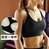 Ropa interior deportiva de gran tamaño con espalda hermosa para mujer, resistente a golpes, para correr, de secado rápido, para fitness, chaleco exterior, sujetador de yoga