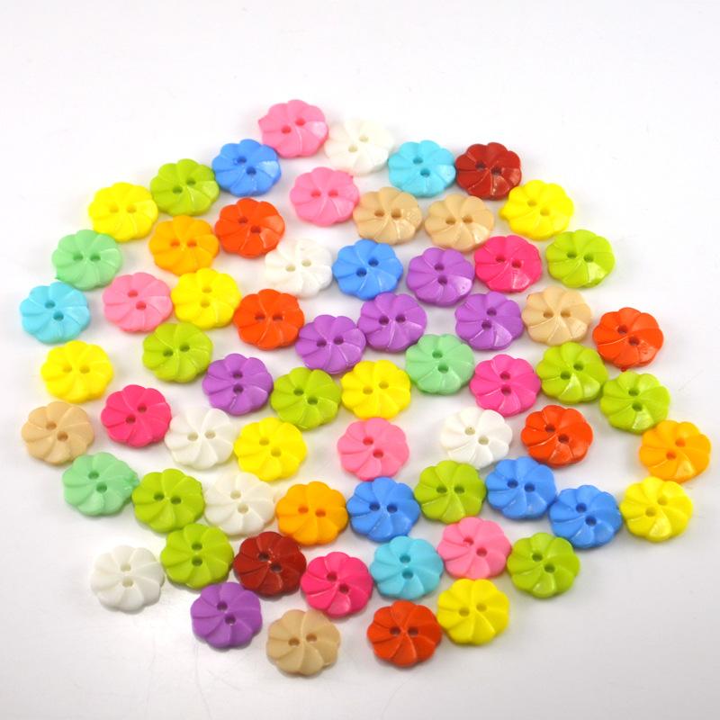 13mm-200-Pcs-Lot-Mixed-2-Holes