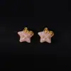 Método Antigo Óleo Gota de Ouro Flor de Pessegueiro Peixinho Estrela de Cinco Pontas Espaçadores Contas Simples Moderno Pulseira DIY Acessórios de Joia Fabricante Atacado