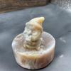 Hombre de Navidad de cristal 3cm piedra natural Papá Noel piedra semipreciosa talla regalo pequeño exquisito