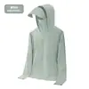 Roupa com Proteção Solar UPF50+, Verão Solta Atacado Sensação de Gelo Amigável à Pele Respirável Jaqueta de Pele, Jaqueta de Proteção Solar com Cobertura Facial para Uso Externo para Homens