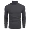 Suéter de cuello alto para hombre de comercio exterior 2022 otoño e invierno suéter europeo y americano para hombre suéter de punto de manga larga Nuevo Verde