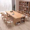 Sala de estar nórdica desfuncionalização madeira maciça mesa e cadeira grandes mesa de estudante para casa mesa de escritório com gavetas mesa longa bancada