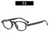 Nuevo Marco Pequeño Simple Retro Anti-luz Azul Espejo Plano Moda Fotografía Callejera Europea y Americana Moda para Viajar a Diario Montura de Gafas Transfronteriza