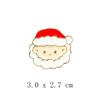 Insignia Metálica de Santa Claus Linda de Dibujos Animados Regalo de Navidad Accesorios para Ropa Broche Dulces Decoraciones para Bolsas