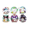 Broche Criativo de Cão de Canela Kuromi Forma de Desenho Animado Fofo Emblema de Liga Design de Gotejamento de Óleo Acessórios para Roupas Bolsas