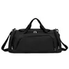 Bolsa Fitness Transfronteiriça Nova Grande Capacidade Separação Úmida e Seca Bolsa Esportiva Logo Estampado Compartimento Independente para Sapatos Repelente à Água Bolsa de Viagem