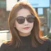 Gafas de Sol Retro Color Té para Mujer Moda Trendy Estilo Callejero Atrezzo para Foto Gafas de Sol 2022 Nuevas Protección UV