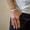 Europa y Estados Unidos ventas calientes transfronterizas ins simple acero inoxidable cadena de amor diseño nicho pulsera para pareja juego de 2 piezas