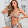 2025 Europeo y Americano Transfronterizo Nuevo Suministro Verano Aliexpress Amazon Falda de Mujer Sexy con Borlas de Piedras Preciosas L21017
