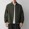 Chaqueta de punto de solapa de alta gama para hombre Mokaike, Colección Otoño 2026, Estilo Retro Americano, Para Hombre 81706