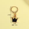 Ins Lindos Europeos y Americanos Aceite Goteando Cara Sonriente Mariposa Joyería DIY Pequeños Transparentes Fresa Cereza Piña Pendientes Colgante Hebilla de Oreja