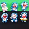 Gato Desenho Doraemon Acessórios de Resina DIY Sapato com Furo Grampo de Cabelo Acessórios de Cabeça Caixa de Armazenamento Copo de Água Adesivo Acessórios Decorativos