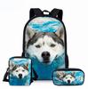Nueva Serie de Gatos y Perros de Comercio Exterior 2022 Mochila Escolar de Tela Oxford para Estudiantes de Primaria y Secundaria
