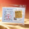 Pegatina para Teléfono Móvil de Oro Puro 999 Princesa Hazte Rica Foil de Oro Hazte Rico Rápido Pegatina para Refrigerador Año de la Oveja Ten Dinero para Gastar Tarjeta de Oro Regalo