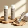 Produto Popular Transfronteiriço Frasco de Tônico com Pintura Tátil de Ombro Plano 120ml Frasco de Spray de Orvalho Puro 90ml Tubo de Loção Essencial 20ml