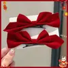 Acessórios de Cabelo Tradicionais de Ano Novo para Meninas, Presilhas de Cabelo com Laço Estilo Chinês Hanfu, Grampos de Cabelo Ano do Bode para Bebês Venda por Atacado