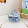 Bolsa das crianças verão nova moda Pearl meninas 'messenger bag bonito laço feminino bebê princesa estilo bolsa de moedas