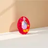 [Pedido Mínimo de 1440 Piezas] Diamante Ovalado Cristal de Vidrio Adorno para Cabeza de Vestido de Novia Accesorios de Cristal Funda para Teléfono Móvil Adornos de Pedrería