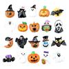 Kit de Materiales Calavera Calabaza Fantasma Accesorios de Resina Halloween DIY Accesorios para el Cabello DIY Decoración Festival de Fantasmas Accesorios Funda de Teléfono