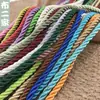 Cuerda de encuadernación de cuerda de colores de 5 MM de grosor cuerda trenzada de 3 cabos cuerda de nylon cuerda para cortina correa de bolso cuerda decorativa