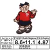 Parche de Tela Bordado Parche Bordado de Computadora de Doraemon Accesorios para Ropa Infantil Oso de Dibujos Animados Pegamento Posterior Parche Termoadhesivo Aplique Insignia