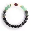 Amazon Aliexpress Pulseira de Granada Pulseira de Aventurina Verde Obsidiana Pedra Natural Atacado Relatório de Teste de Material