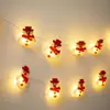 Acessórios de decoração de luzes de Natal acessórios atacado boneco de neve idoso capa de celular brinquedo de pelúcia de desenho animado acessórios de grampo de cabelo material DIY